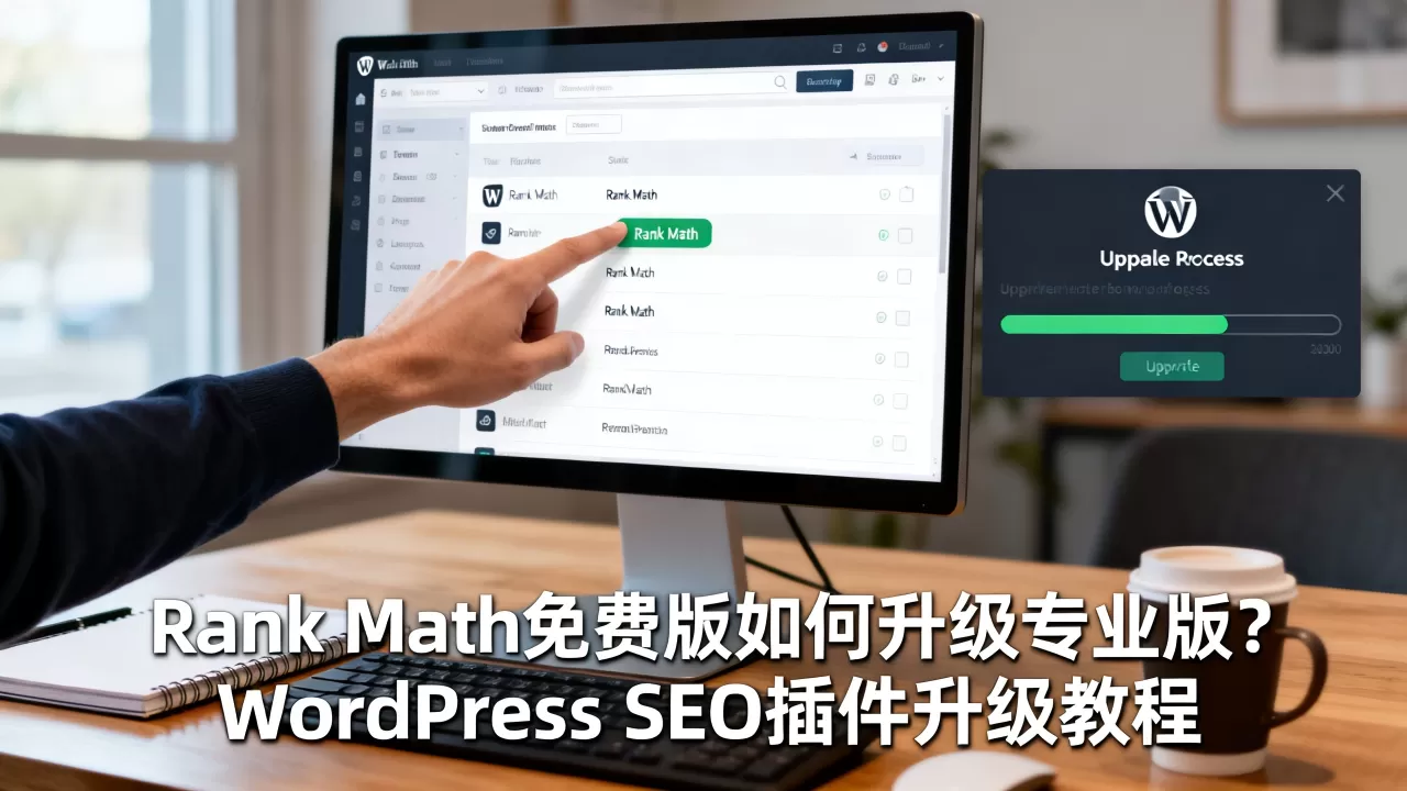 Rank Math免费版如何升级专业版？WordPress SEO插件升级教程