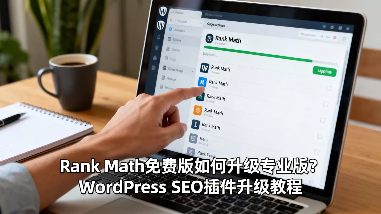 Rank Math免费版如何升级专业版？WordPress SEO插件升级教程