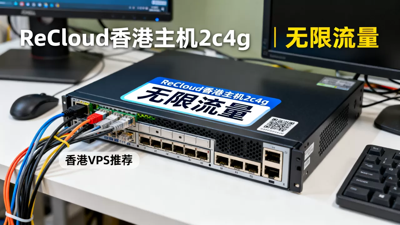 ReCloud香港主机2c4g无限流量好用吗？香港VPS推荐哪家稳定