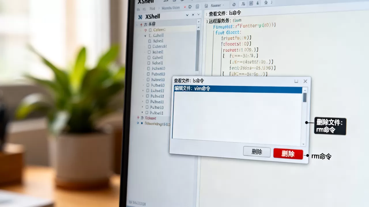 Xshell怎么查看编辑删除文件?如何高效管理远程服务器文件 Xshell怎么查看编辑删除文件?如何高效管理远程服务器文件