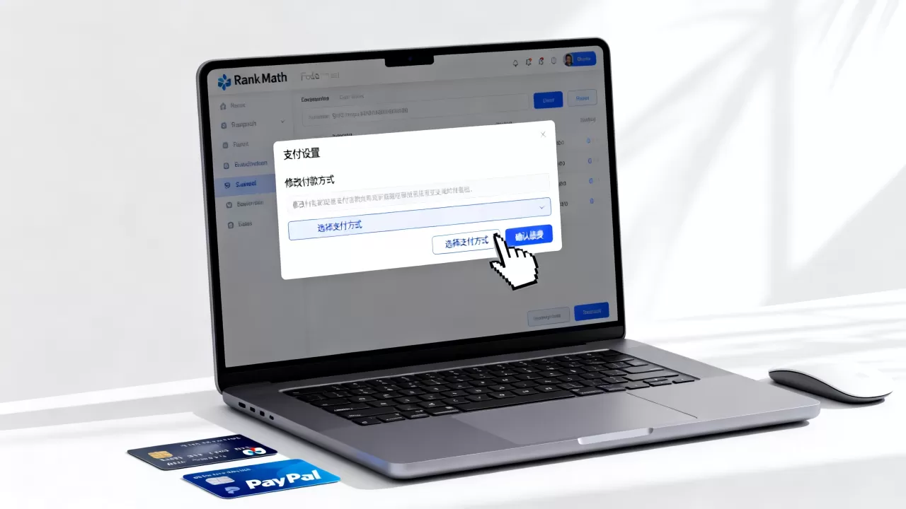 如何修改Rank Math付款方式？Rank Math订阅续费怎么操作