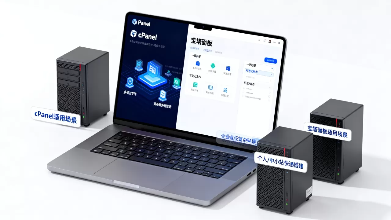 cPanel和宝塔面板到底选哪个?建站面板哪个好用 cPanel和宝塔面板到底选哪个?建站面板哪个好用