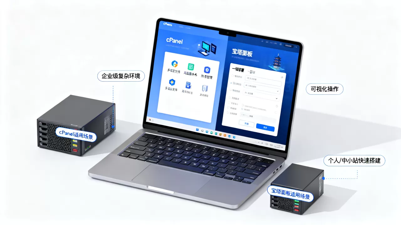 cPanel和宝塔面板到底选哪个?建站面板哪个好用 cPanel和宝塔面板到底选哪个?建站面板哪个好用