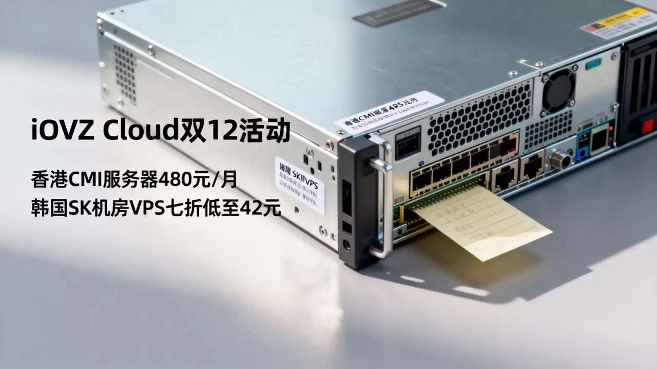 iOVZ Cloud双12活动香港CMI服务器480元/月值得买吗,韩国SK机房VPS七折低至42元 iOVZ Cloud双12活动香港CMI服务器480元/月值得买吗,韩国SK机房VPS七折低至42元