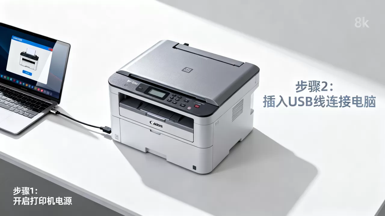 canonmf725cdn怎么连接电脑？佳能mf725cdn驱动下载