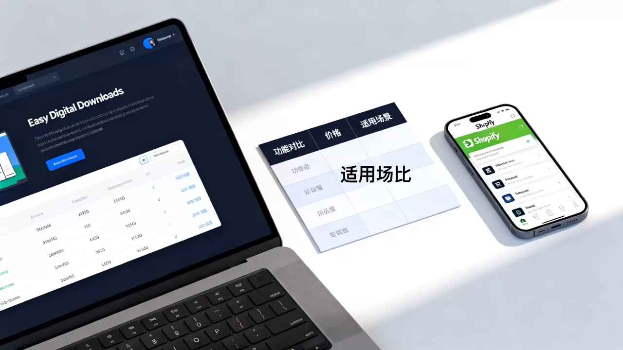Easy Digital Downloads和Shopify哪个更好?电商插件对比评测 Easy Digital Downloads和Shopify哪个更好?电商插件对比评测