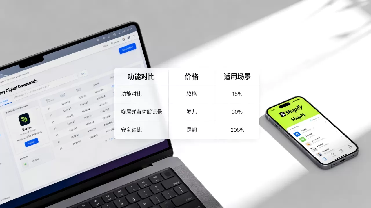 Easy Digital Downloads和Shopify哪个更好?电商插件对比评测 Easy Digital Downloads和Shopify哪个更好?电商插件对比评测