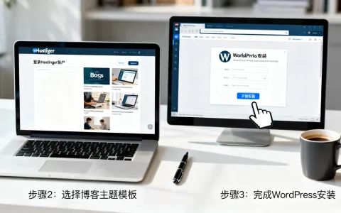 使用Hostinger博客主题创建WordPress网站的方法步骤
