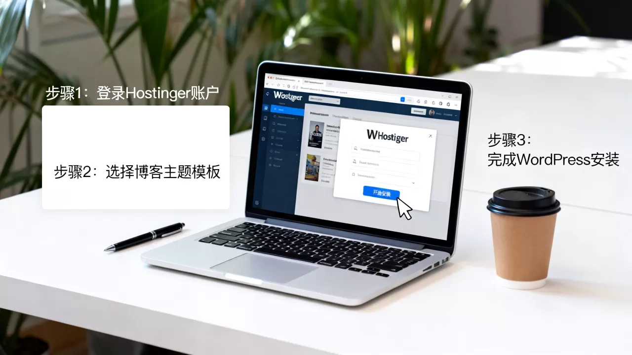 使用Hostinger博客主题创建WordPress网站的方法步骤 使用Hostinger博客主题创建WordPress网站的方法步骤