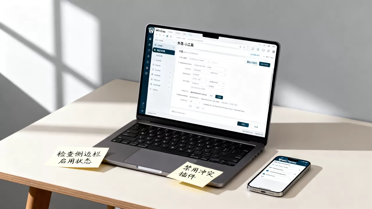 WooCommerce侧边栏不显示怎么办?侧边栏不显示怎么解决 WooCommerce侧边栏不显示怎么办?侧边栏不显示怎么解决