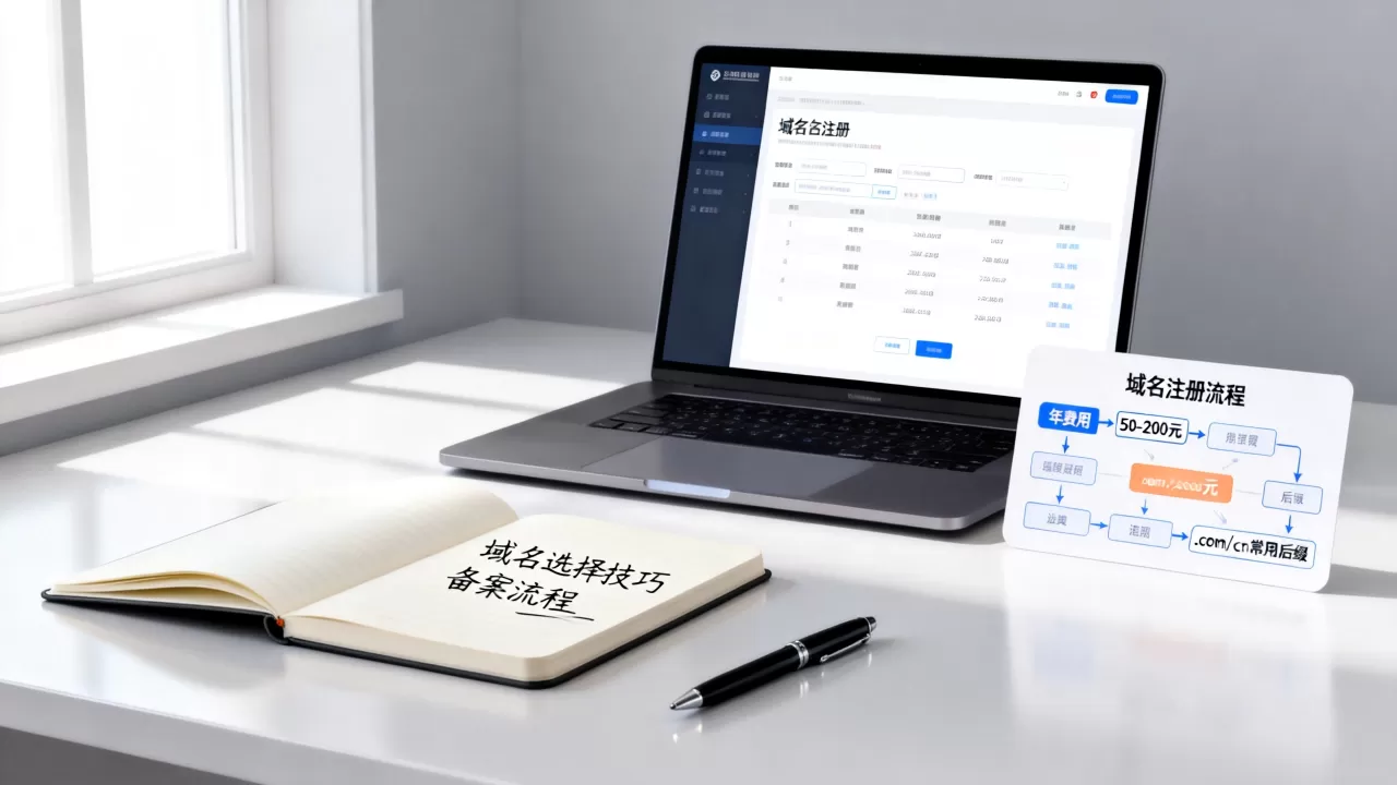 注册公司域名企业网站怎么操作？企业建站域名注册费用