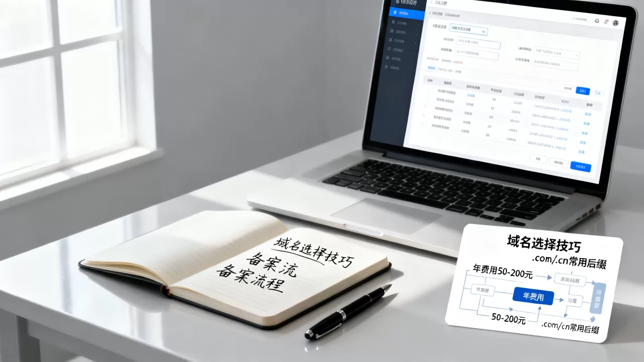 注册公司域名企业网站怎么操作？企业建站域名注册费用