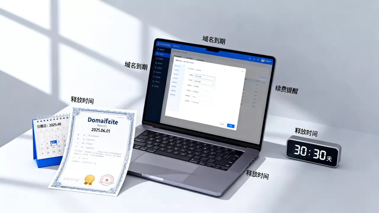 域名到期不续费会怎样?域名过期后多久会释放 域名到期不续费会怎样?域名过期后多久会释放