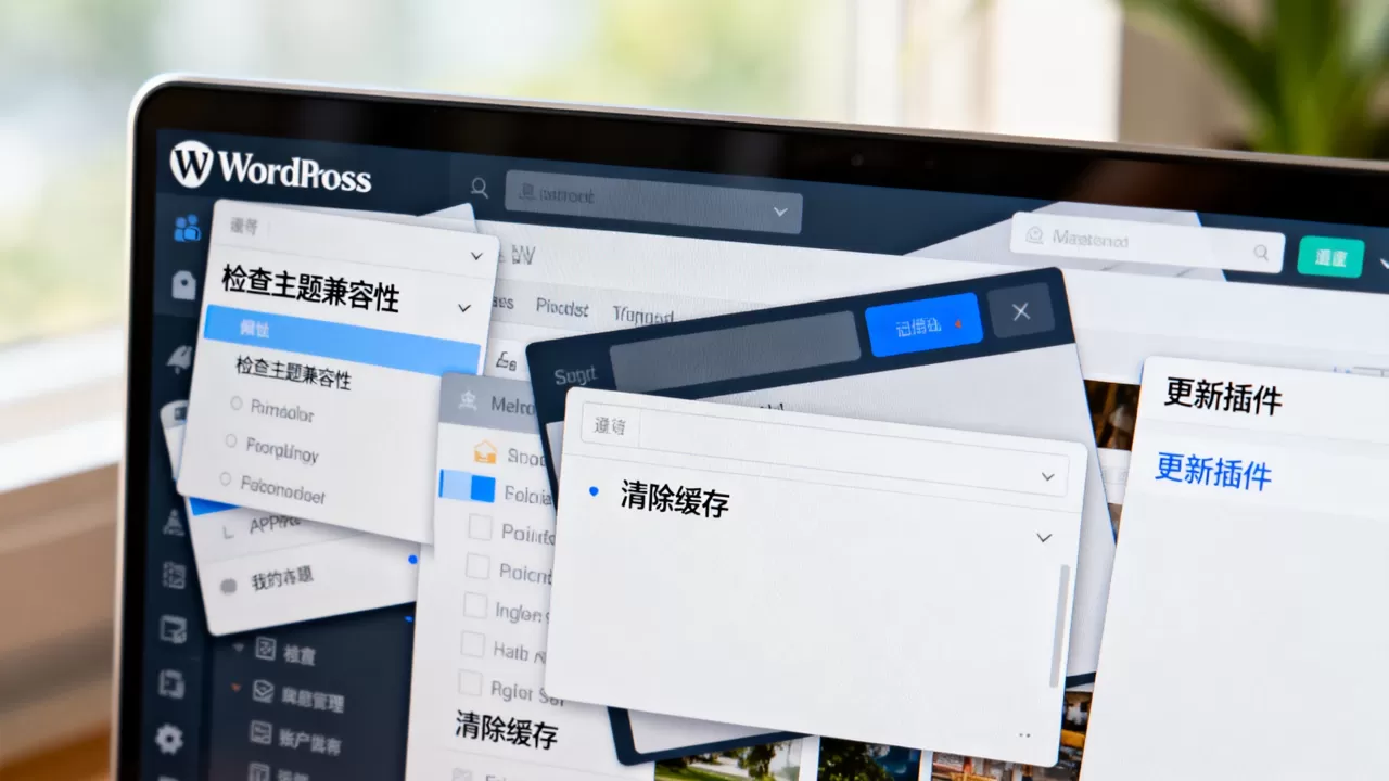 WordPress后台错位怎么解决?WordPress后台页面布局错乱 WordPress后台错位怎么解决?WordPress后台页面布局错乱