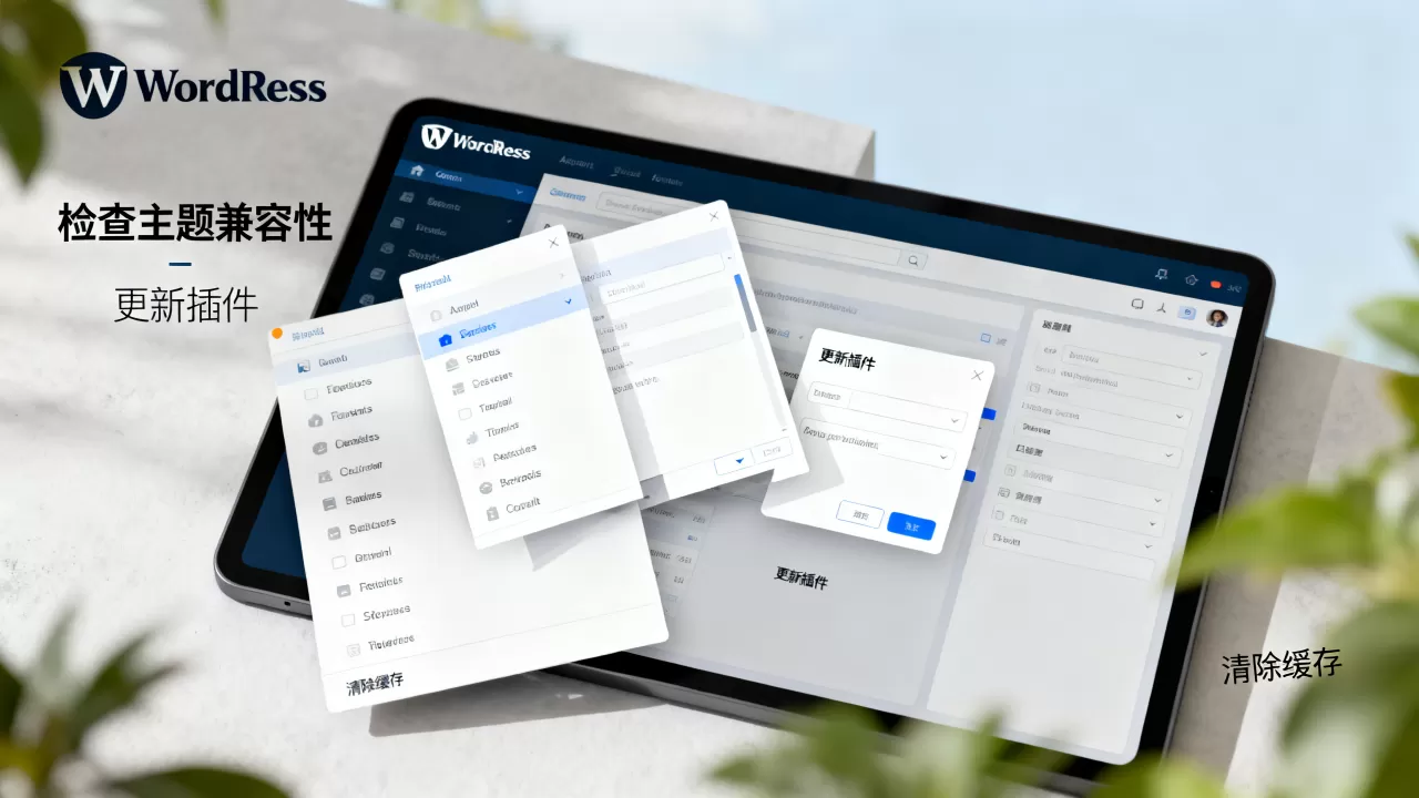 WordPress后台错位怎么解决?WordPress后台页面布局错乱 WordPress后台错位怎么解决?WordPress后台页面布局错乱
