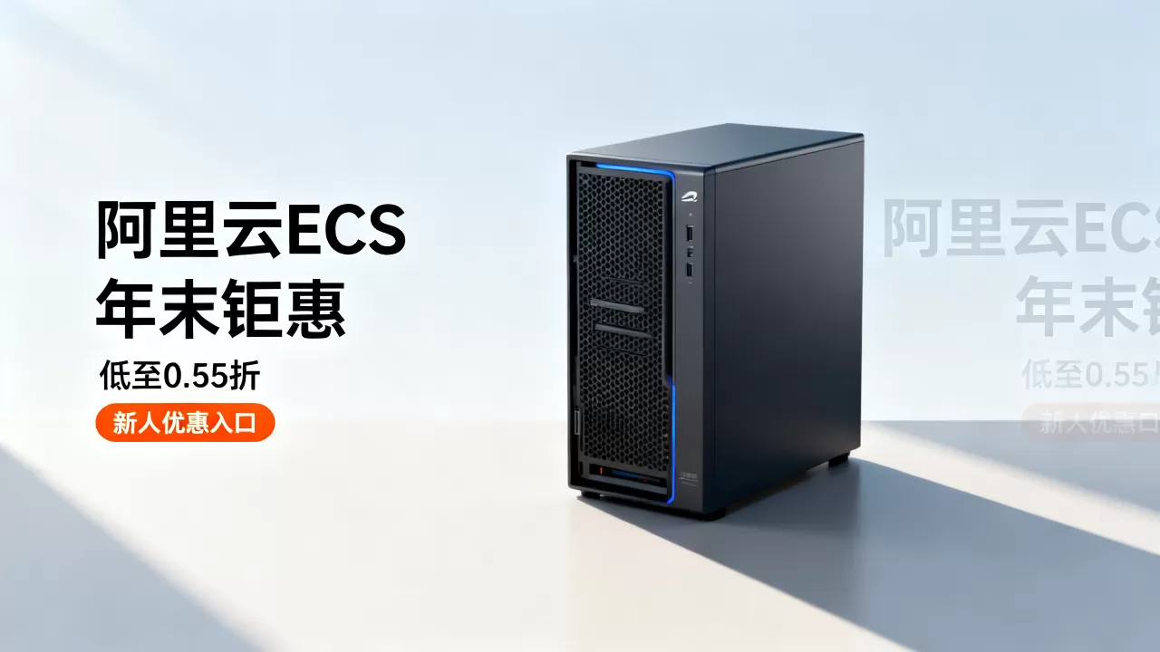 阿里云ECS年末钜惠真的低至0.55折吗？阿里云服务器新人优惠入口