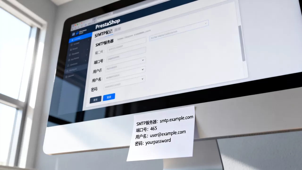 PrestaShop如何配置SMTP？PrestaShop SMTP配置教程
