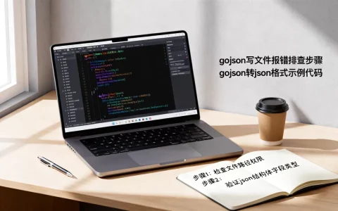 gojson写文件报错怎么办？gojson转json格式教程