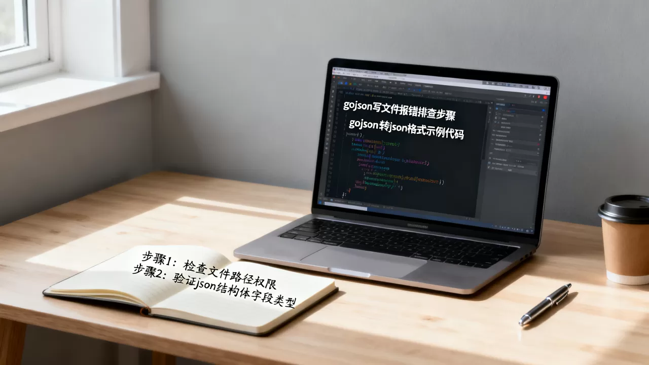 gojson写文件报错怎么办？gojson转json格式教程