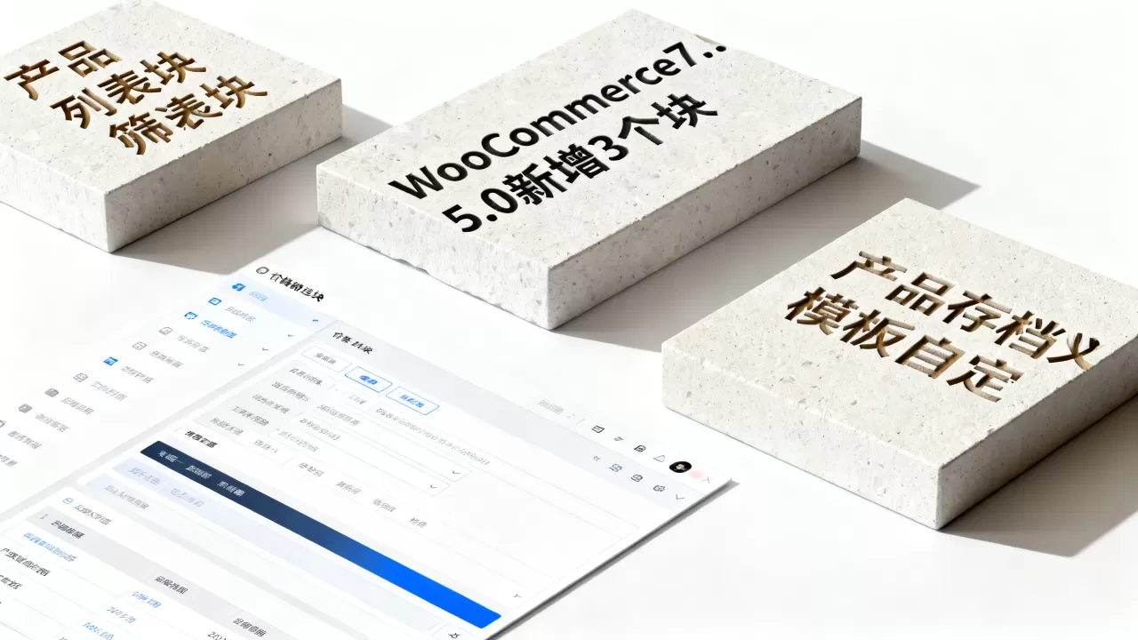 WooCommerce7.5.0新增3个块是什么?产品存档模板如何自定义 WooCommerce7.5.0新增3个块是什么?产品存档模板如何自定义