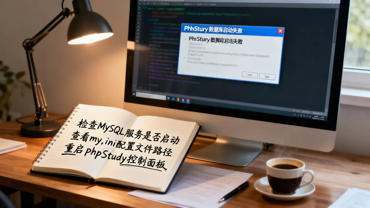 phpStudy数据库启动不了怎么办？phpstudy数据库启动失败解决方法