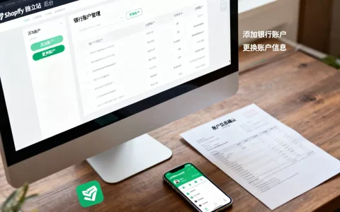 Shopify独立站如何添加或更换银行账户？