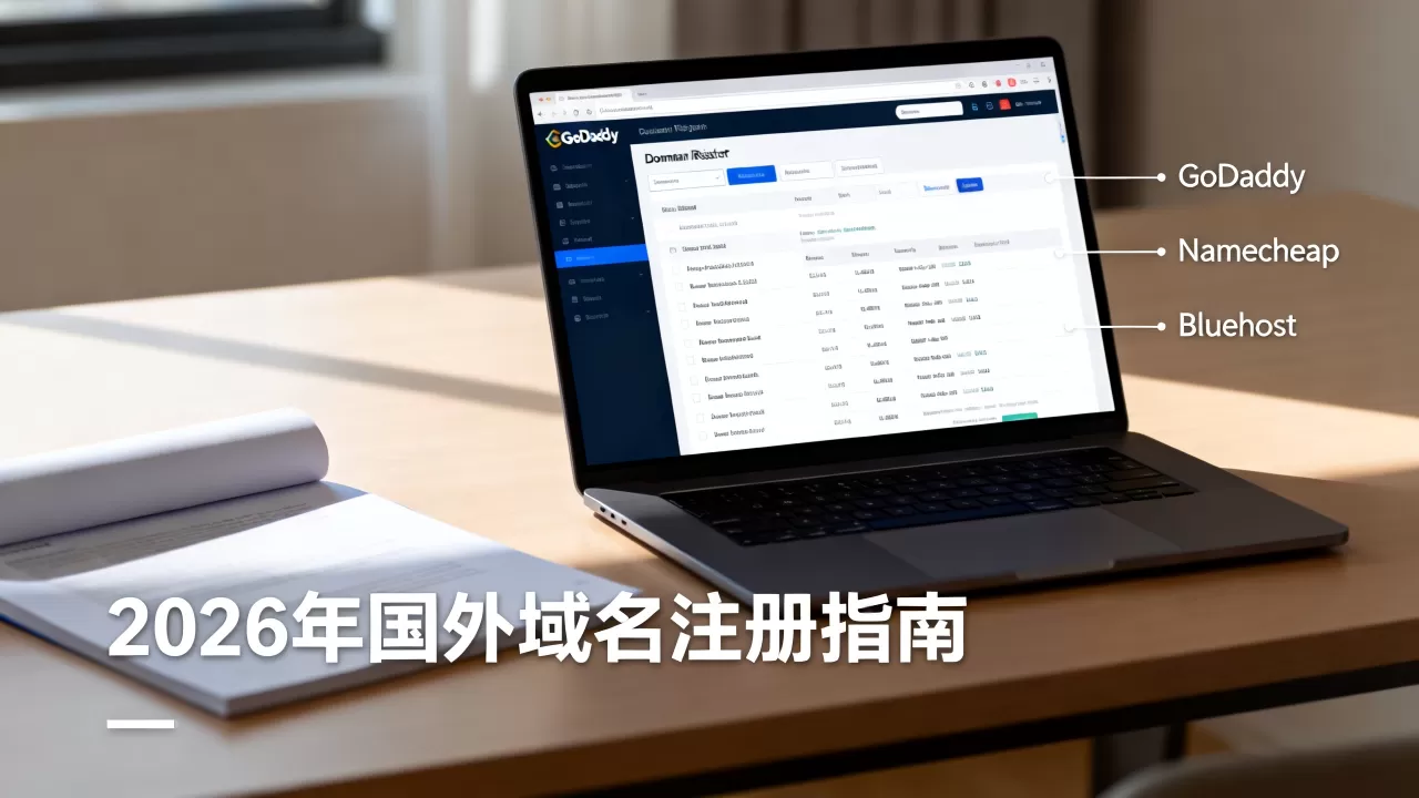 2026年有哪些靠谱的国外域名网站？国外域名注册商推荐
