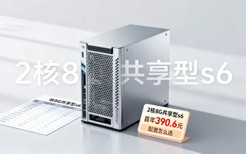 阿里云2核8G共享型s6云服务器首年390.6元值得买吗，阿里云ecs共享型s6配置怎么选