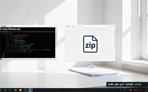 Ubuntu解压zip文件命令是什么？linux解压zip文件详细教程