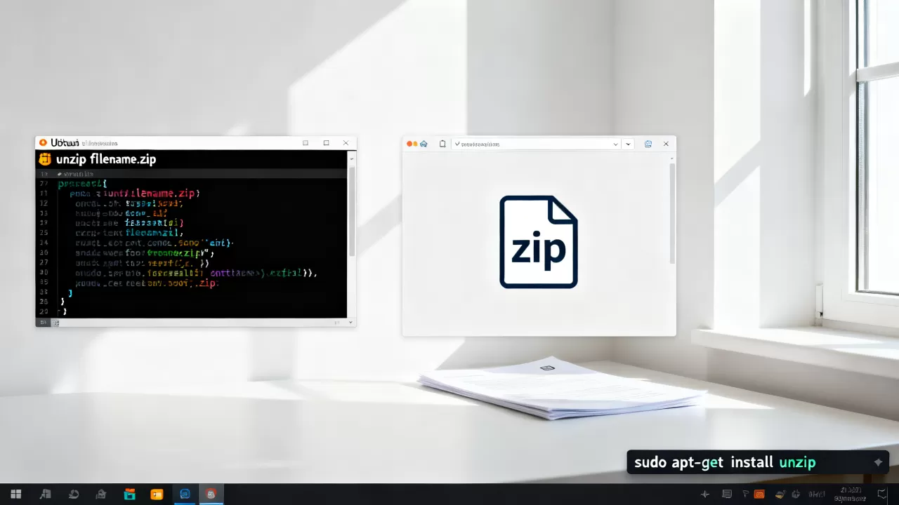 Ubuntu解压zip文件命令是什么？linux解压zip文件详细教程
