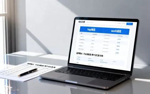 top域名和.work域名哪个更好？如何选择域名