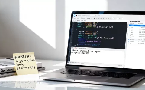 Go连接MySQL数据库报错怎么办？go连接mysql数据库驱动安装