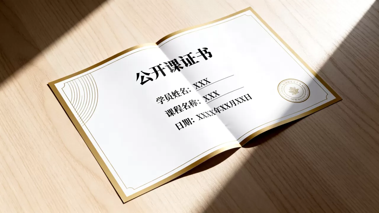 公开课证书模板怎么设计?公开课证书模板下载 公开课证书模板怎么设计?公开课证书模板下载
