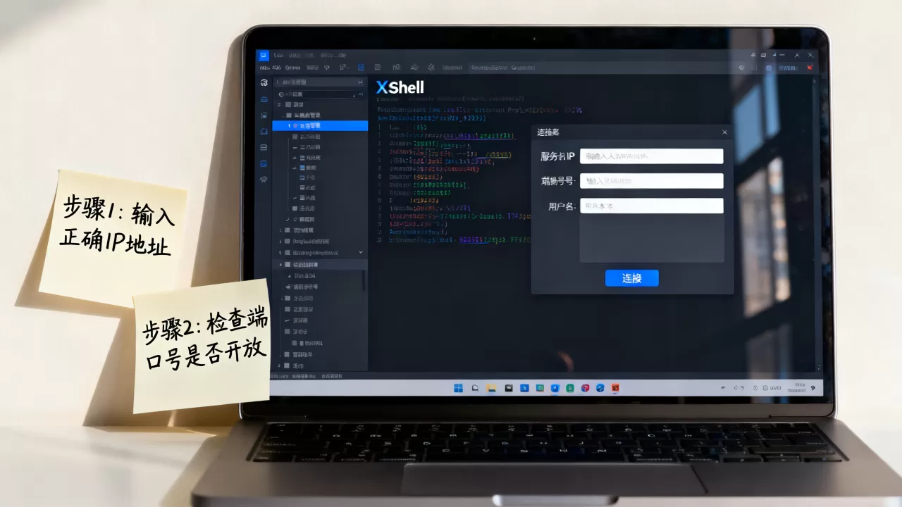 如何用Xshell远程连接？Xshell连接Linux服务器报错怎么解决