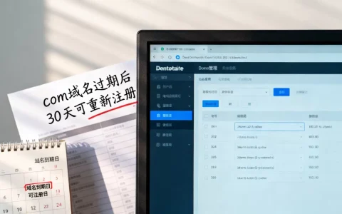 com域名到期多久能注册？域名过期后多久可以重新购买
