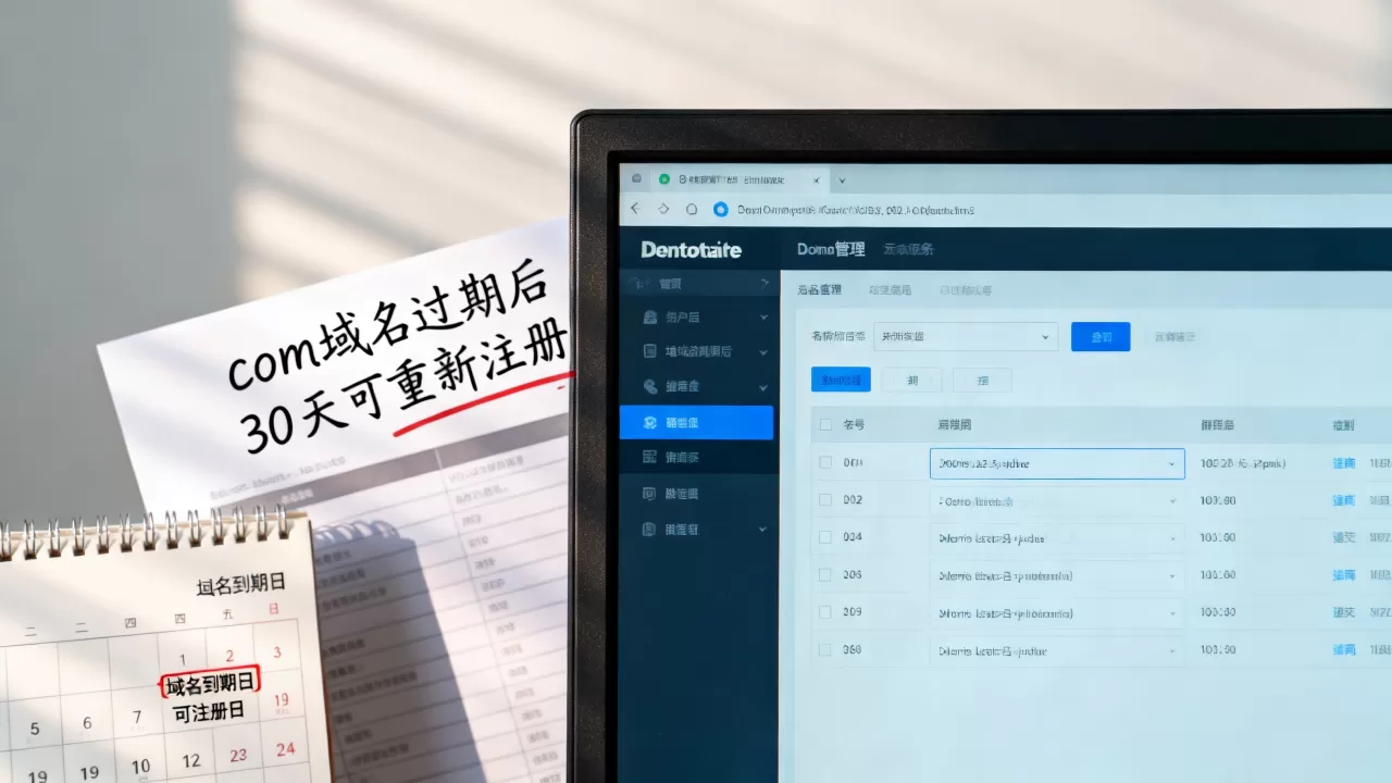 com域名到期多久能注册?域名过期后多久可以重新购买 com域名到期多久能注册?域名过期后多久可以重新购买