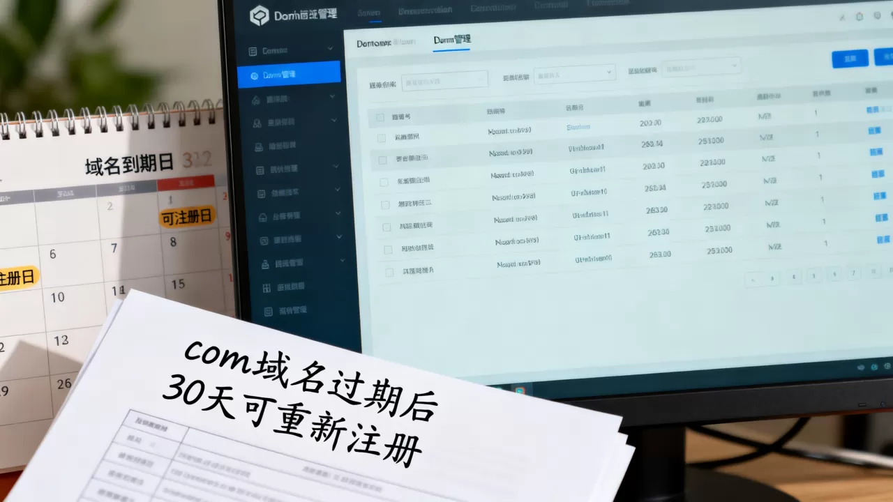 com域名到期多久能注册?域名过期后多久可以重新购买 com域名到期多久能注册?域名过期后多久可以重新购买