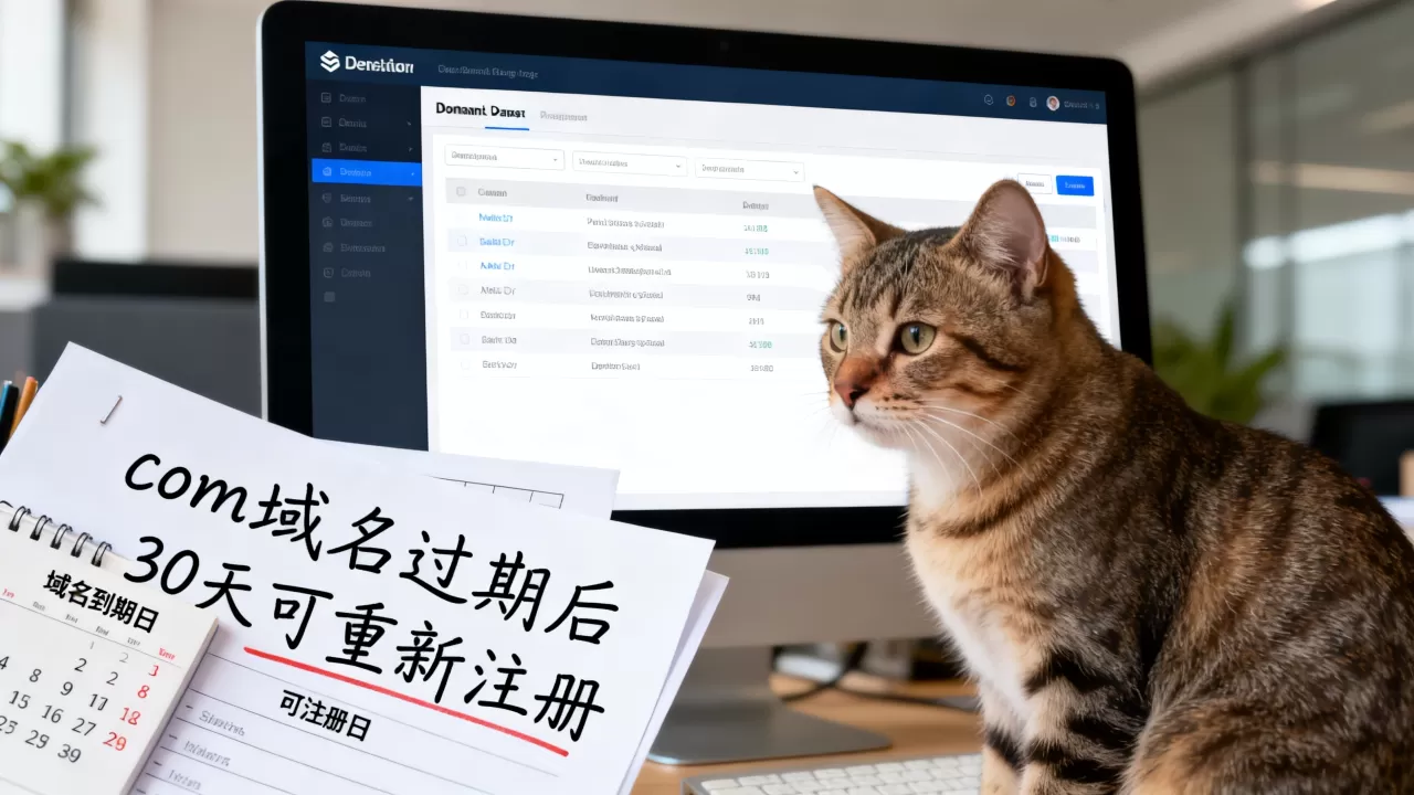 com域名到期多久能注册?域名过期后多久可以重新购买 com域名到期多久能注册?域名过期后多久可以重新购买
