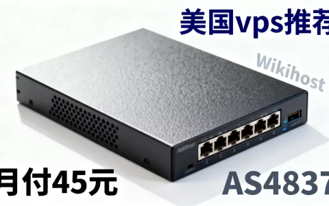 Wikihost洛杉矶AS4837月付45元值得买吗，美国vps推荐