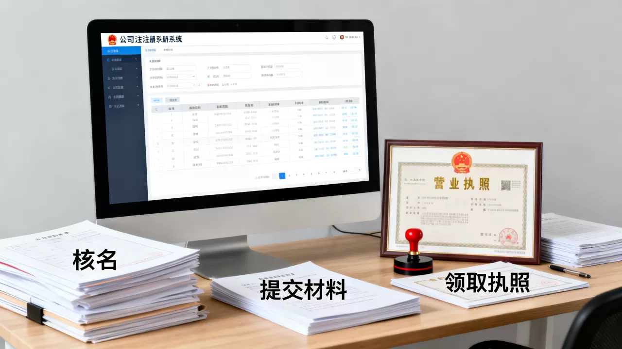 注册公司流程复杂吗，公司注册系统怎么操作