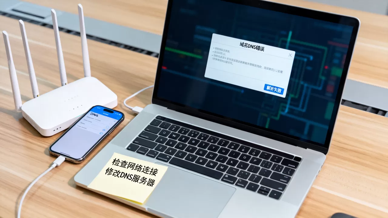 域名DNS错误是什么意思？域名DNS解析失败怎么解决