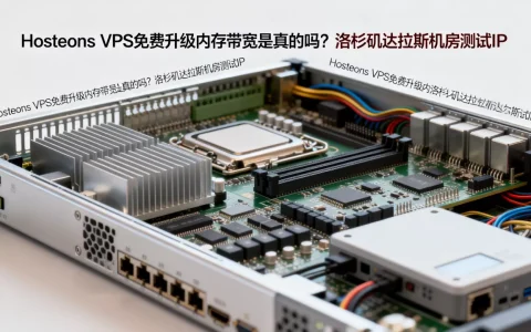 Hosteons VPS免费升级内存带宽是真的吗？洛杉矶达拉斯机房测试IP