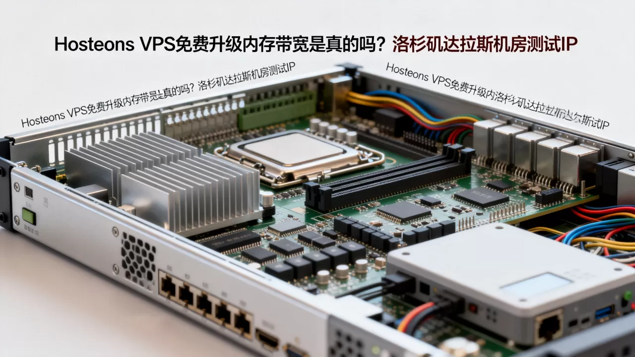 Hosteons VPS免费升级内存带宽是真的吗?洛杉矶达拉斯机房测试IP Hosteons VPS免费升级内存带宽是真的吗?洛杉矶达拉斯机房测试IP