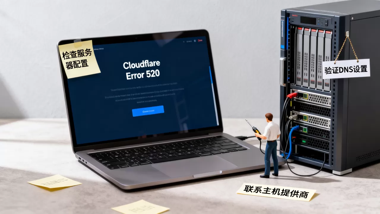 Cloudflare Error 520错误怎么解决?520错误原因及修复方法 Cloudflare Error 520错误怎么解决?520错误原因及修复方法
