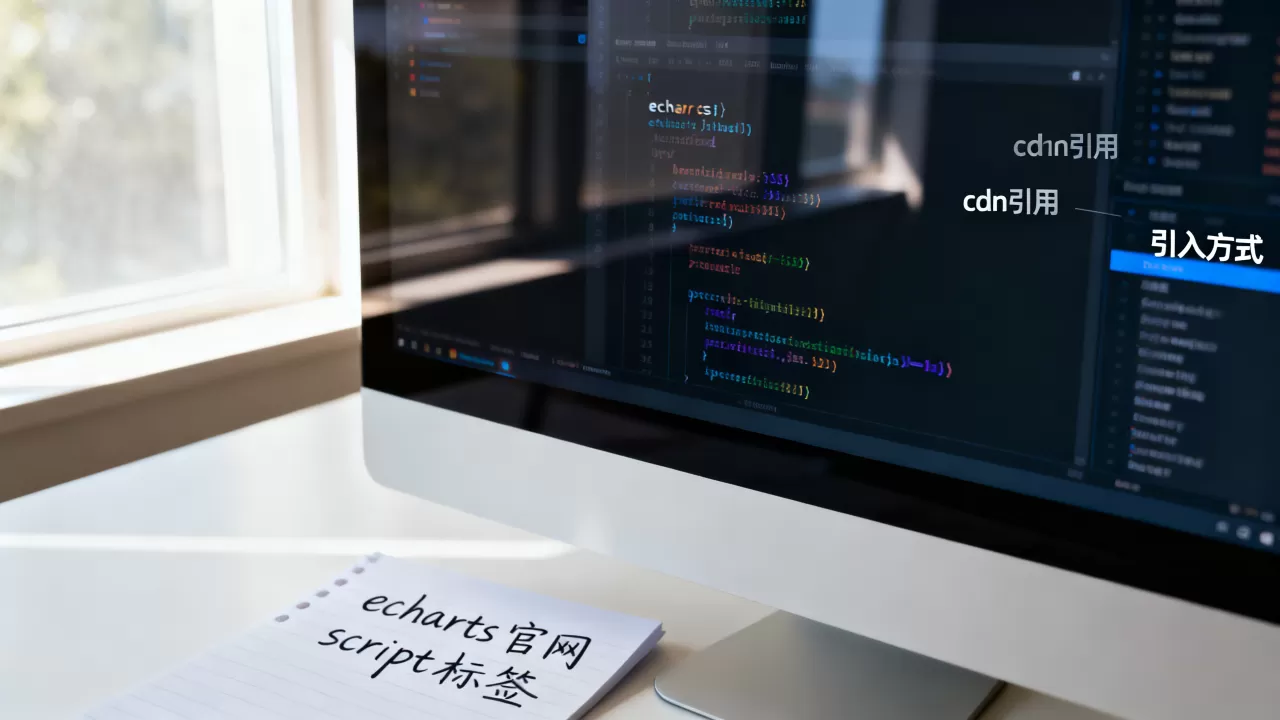 echarts怎么通过cdn引用？echarts引入方式有哪些
