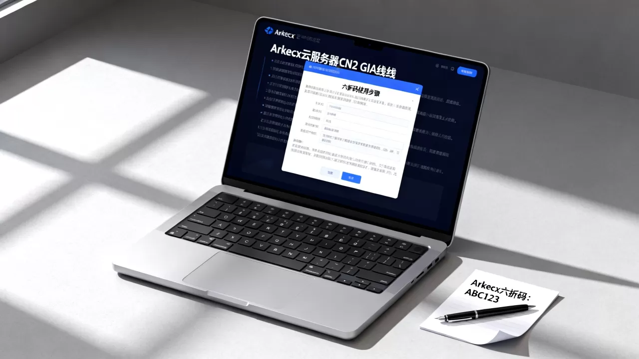 Arkecx六折码怎么用？Arkecx云服务器CN2 GIA线路评测