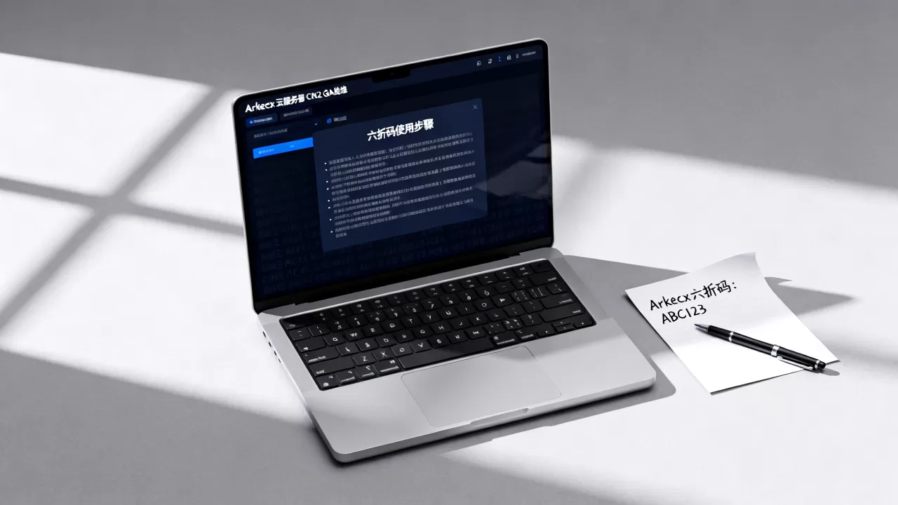 Arkecx六折码怎么用？Arkecx云服务器CN2 GIA线路评测