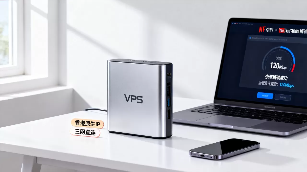 NETfront香港VPS真能解锁奈菲油管吗？香港原生IP三网直连测评
