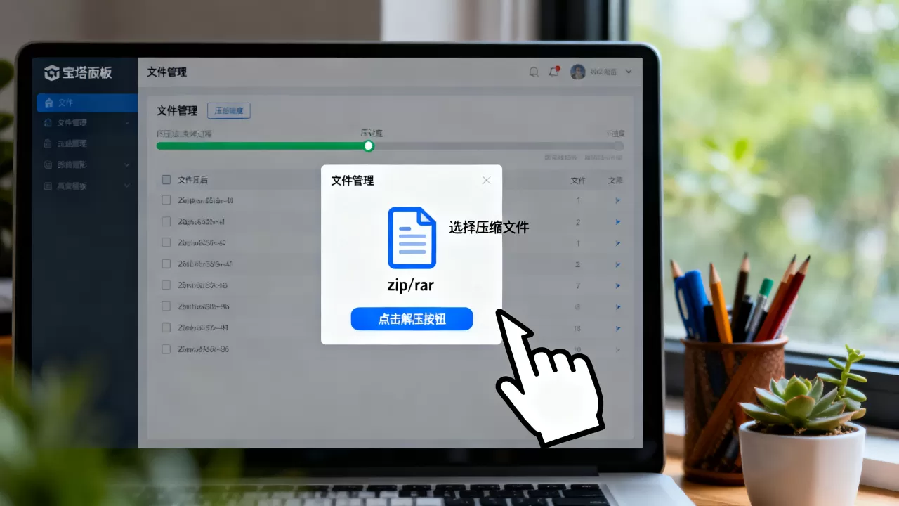 宝塔面板如何解压缩文件?宝塔面板解压zip rar教程 宝塔面板如何解压缩文件?宝塔面板解压zip rar教程