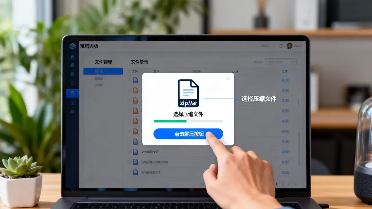 宝塔面板如何解压缩文件?宝塔面板解压zip rar教程 宝塔面板如何解压缩文件?宝塔面板解压zip rar教程